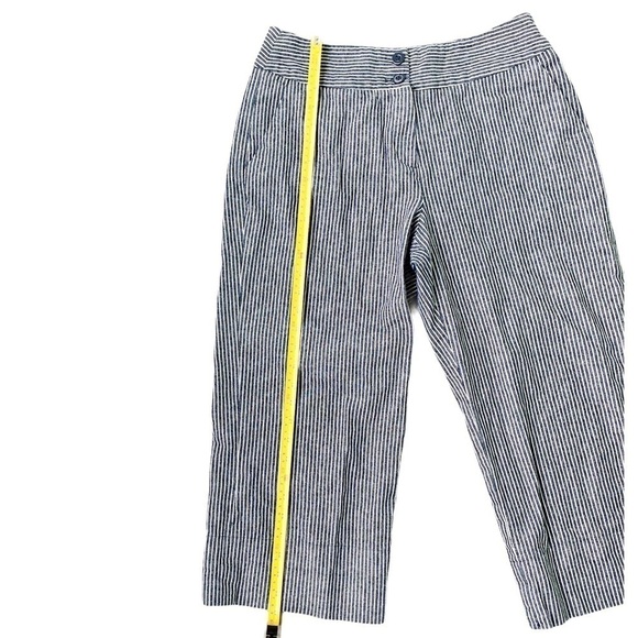 SANDRO Sportswear blue cropped pants size 10 - Picture 3 of 6